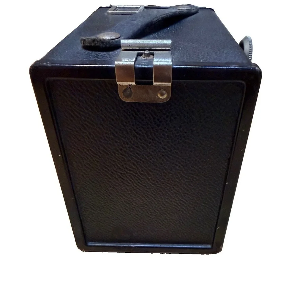 AGFA B-2 CADET Antique Vintage Box Snap Shot Film Camera USA ANSCO